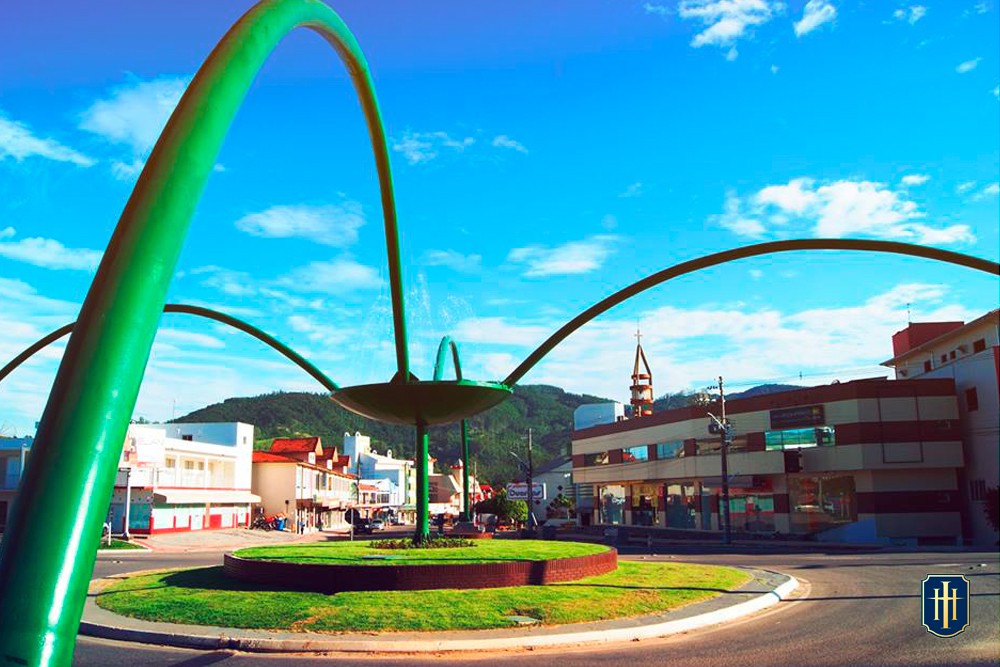 Centro da cidade de Gravatal pertinho do Hotel Internacional Gravatal