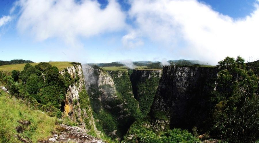 Cânion das Laranjeiras, na Serra Catarinense